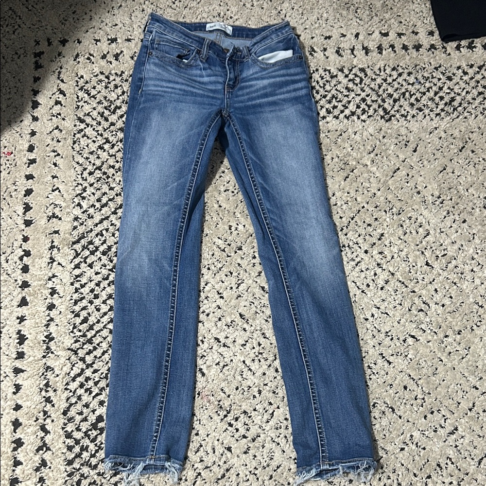 BKE Women's Straight Leg Blue Jeans